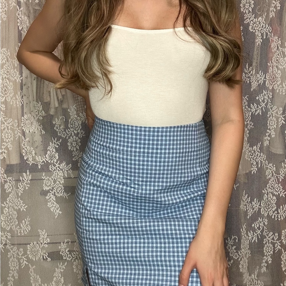 ♡ Brandy Melville Plaid Skirt ♡